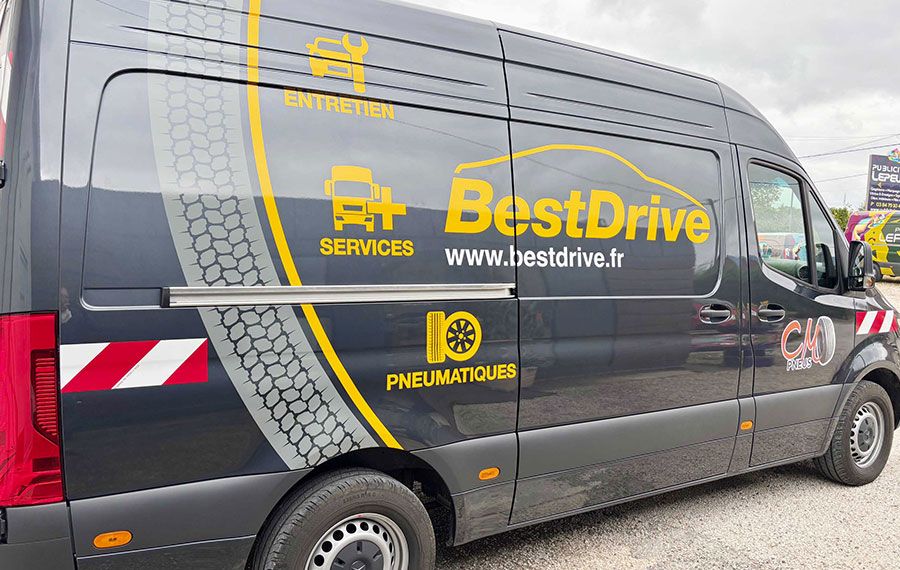 Marquage véhicule utilitaire bestdrive