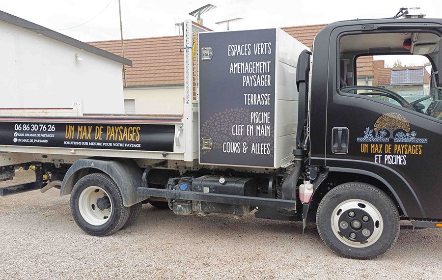 Marquage véhicule utilitaire un max de paysages