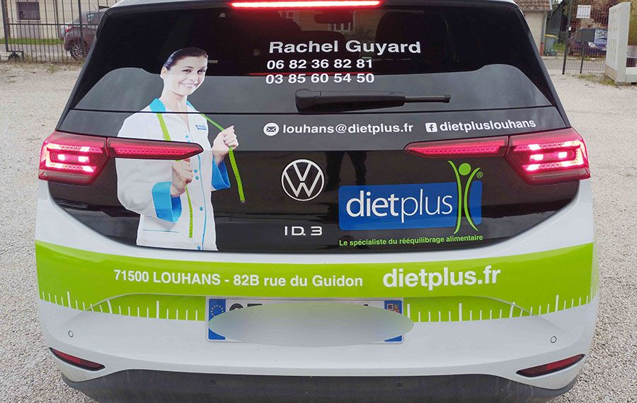 marquage vehicule voiture dietplus